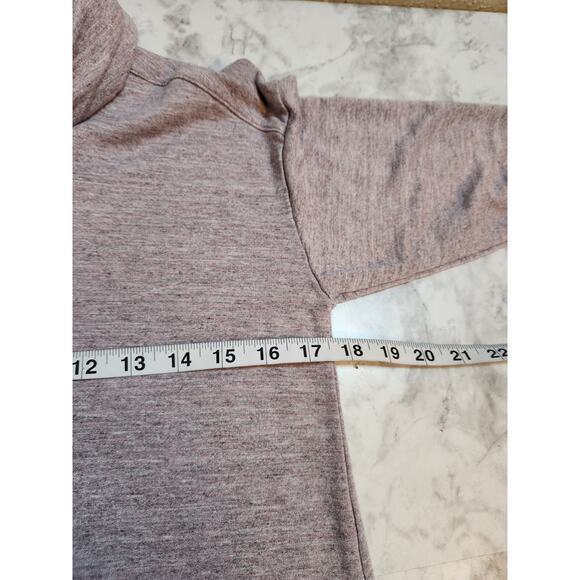 Purejill Women's‎ Gray Purple Stretch Cowl Neck  Long Sleeve Pullover Sweater XS - Picture 5 of 6